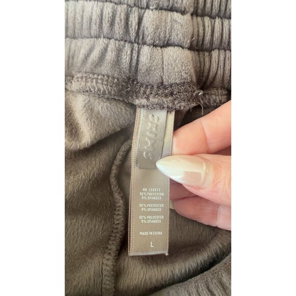 SKIMS brown velour flare pants‎ size LARGE excellent condition - Picture 3 of 7